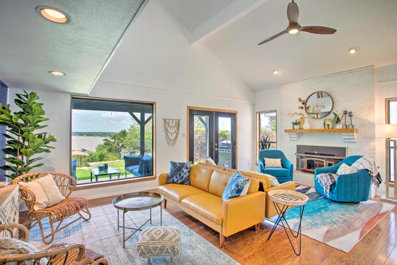 Chic Lakefront Granbury Getaway With Private Dock! Exterior foto